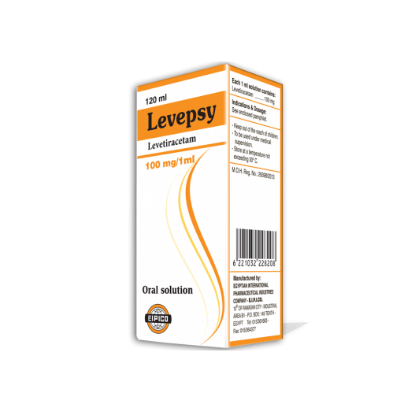 Picture of LEVEPSY 100MG/ML SYRUP 120 ML