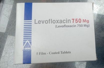 Picture of LEVOFLOXACIN 750 MG 5 F.C.TAB