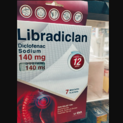 Picture of LIBRADICLAN 140 MG 7 MEDICATED PATCHES