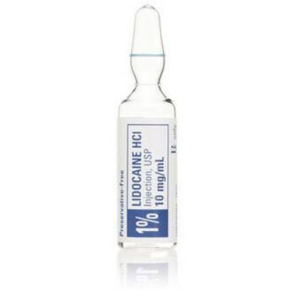 Picture of LIDOCAINE HYDROCHLORIDE 10MG/ML AMP 5 ML