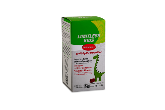Picture of LIMITLESS KIDS MULTIVITAMINS SYRUP 140 ML