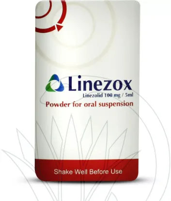Picture of LINEZOX 100MG/5ML ORAL SUSP. 150 ML