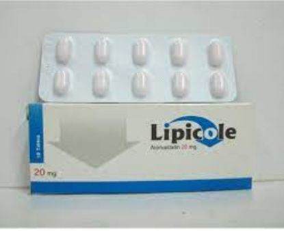 Picture of LIPICOLE 20MG 10 F.C.TAB
