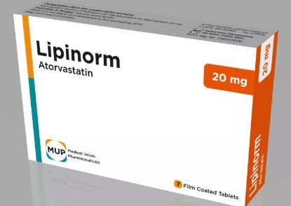 Picture of LIPINORM 20MG 7 F.C.TAB