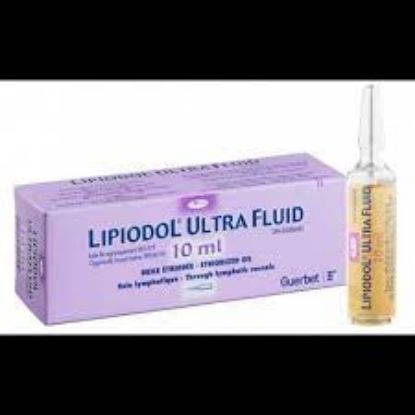 Picture of LIPIODOL ULTRA FLUID 480MG I/ML AMP 10 ML
