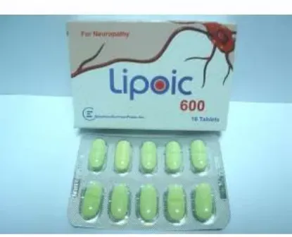 Picture of LIPOIC 600MG 10 TAB