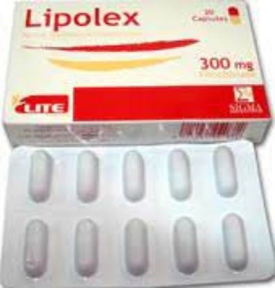 Picture of LIPOLEX 300MG 20 CAP