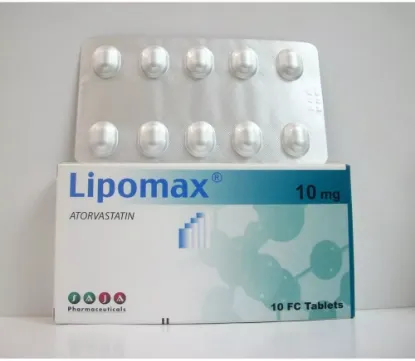Picture of LIPOMAX 10MG 10 F.C. TAB