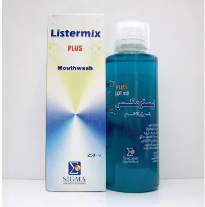 Picture of LISTERMIX PLUS MOUTH WASH 250 ML