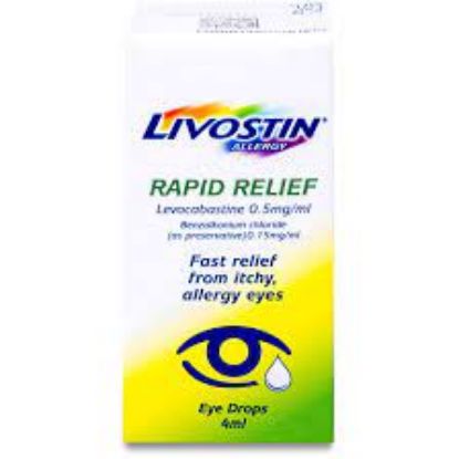 Picture of LIVOSTIN 0.5MG/ML EYE DROPS 4 ML