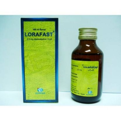 Picture of LORAFAST 2.5MG/5ML SYPUP 100 ML