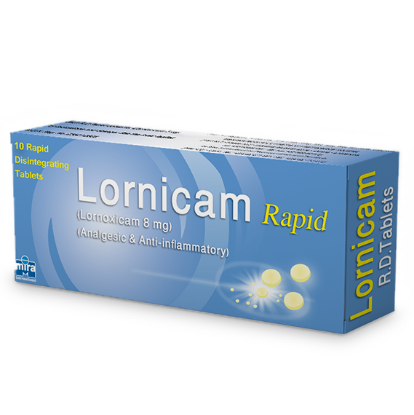 Picture of LORNICAM 8 MG RAPID 10 DISINTEGRATING TAB