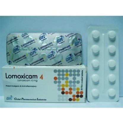 Picture of LORNOXICAM 4MG 20 F.C.TAB