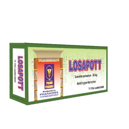 Picture of LOSAPOTT 50 MG 14 F.C. TAB