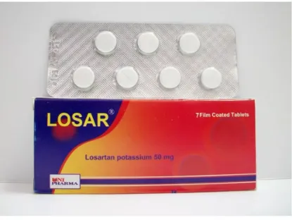 Picture of LOSAR 50MG 28 F.C. TAB