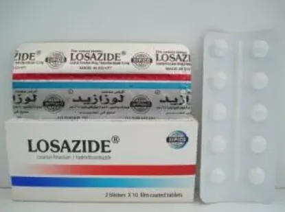 Picture of LOSAZIDE 50/12.5MG 10 F.C.TAB