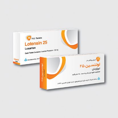 Picture of LOTENSINE 25MG 20 TAB