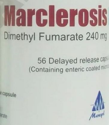 Picture of MARCLEROSIS 240 MG 56 DELA. REL. CAP