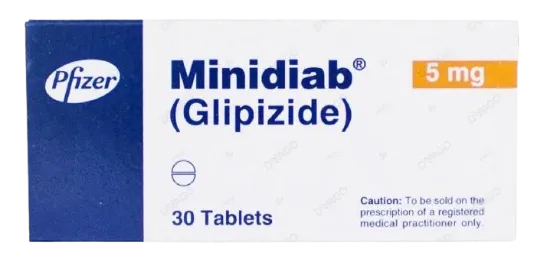 Picture of MINIDIAB 5MG 30 TAB