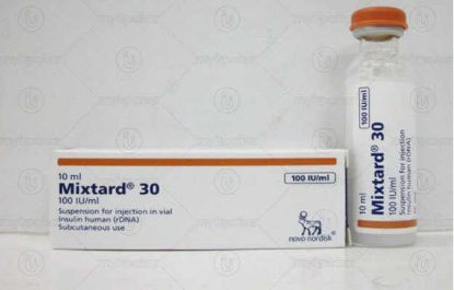 Picture of MIXTARD 30 HM 100 I.U./ML 10ML VIAL