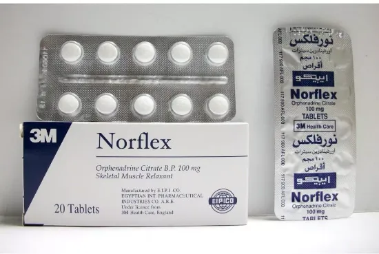 Picture of NORFLEX 100 MG 20 TAB