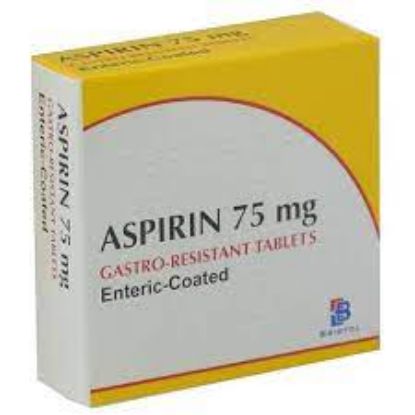 Picture of ASPIRIN-CHEMIPHARM 75 MG 30 CHEW.TABS.