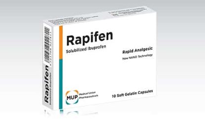 Picture of RAPIFEN 200MG 10 SOFT GELATIN CAP