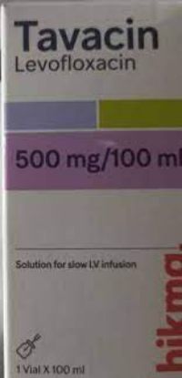 Picture of TAVACIN 500MG VIAL 100ML