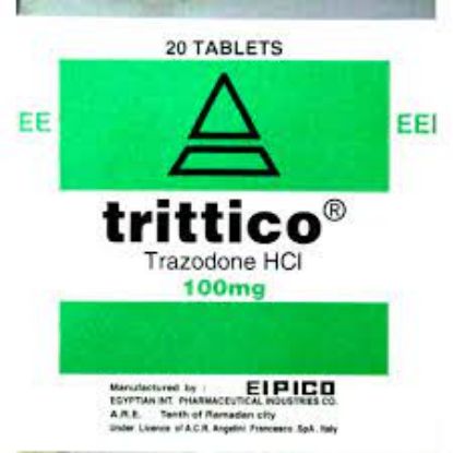 Picture of TRITTICO 100 MG 20 TAB
