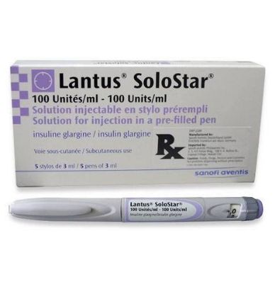 Picture of LANTUS SOLOSTAR 100 I.U./ML 5 PENS