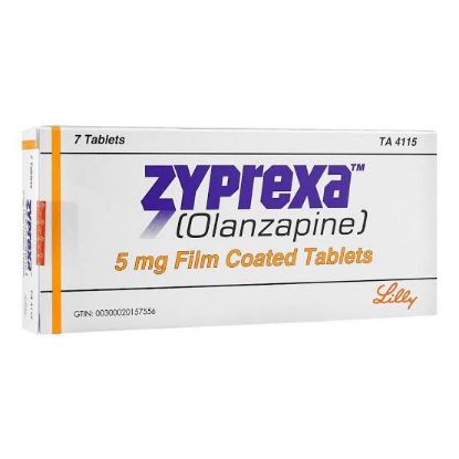 Picture of ZYPREXA 5MG 7 COATED TAB