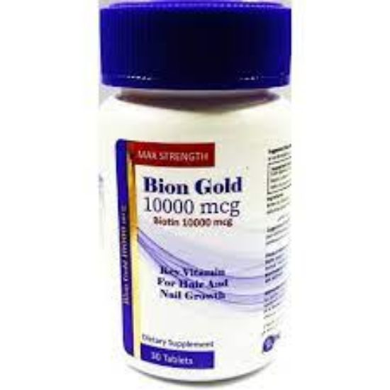 Picture of BION GOLD 10.000 MCG 30 TAB