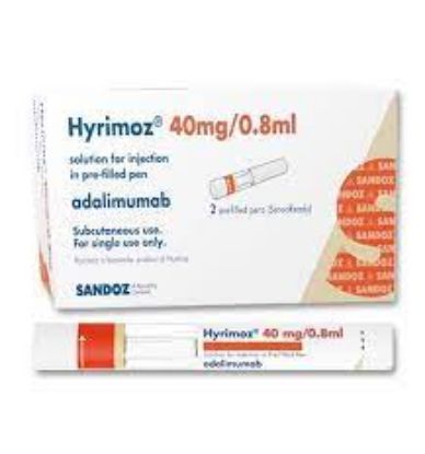 Picture of HYRIMOZ 40MG/0.8ML 2 PREF. SYRINGES