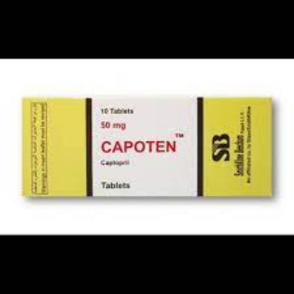 Picture of CAPTOPRIL - ALEXANDRIA 50MG 10 TAB