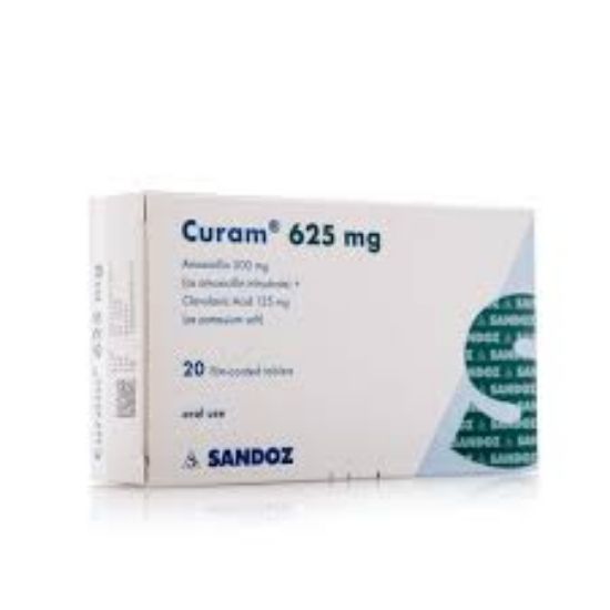 Picture of CURAM 625MG 12 F.C.TAB