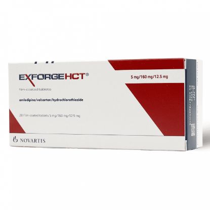 Picture of EXFORGE HCT 5/160/12.5MG 14 F.C. TAB.