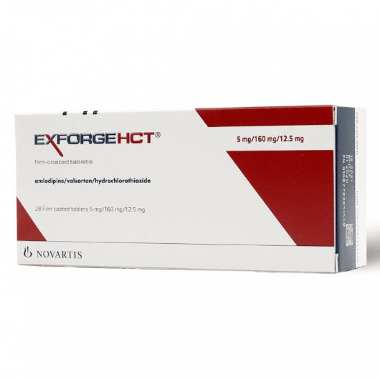 Picture of EXFORGE HCT 5/160/12.5MG 14 F.C. TAB.