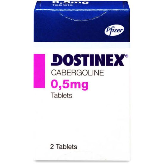 Picture of DOSTINEX 0.5 MG 2 TABS.