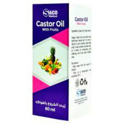 Picture of NATUR CASTOR OIL LEMON FLAVOR 60 ML