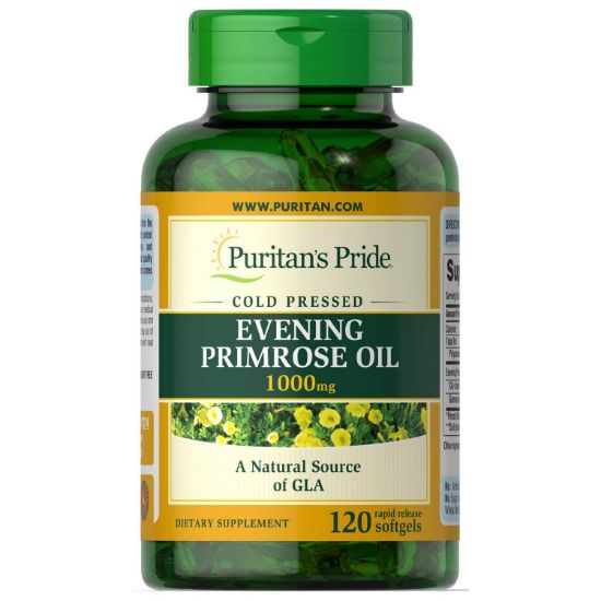 Picture of Puritan's Pride Evening Primrose Oil 1000 mg - 120 Softgels