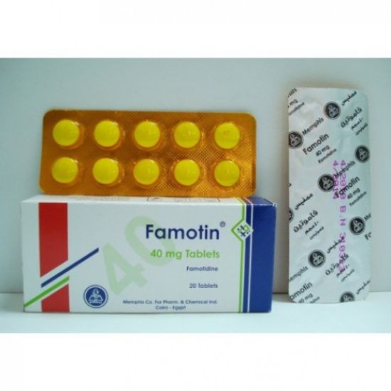 Picture of FAMOTIN 40MG 20 TAB