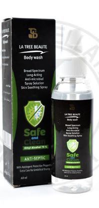 Picture of LA TREE BEAUTE ANTI-SEPTIC BODY WASH ALCOHOL SPRAY 60 ML