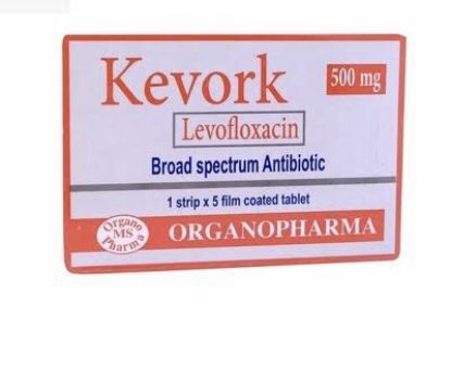 Picture of KEVORK 500 MG 10 F.C.TAB