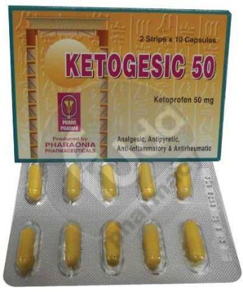 Picture of KETOGESIC 50 MG 20 CAP