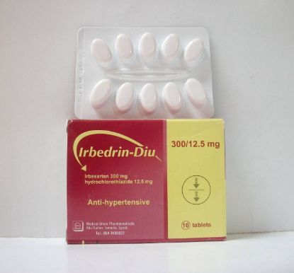Picture of IRBEDRIN-DIU 300/12.5 MG 10 TAB