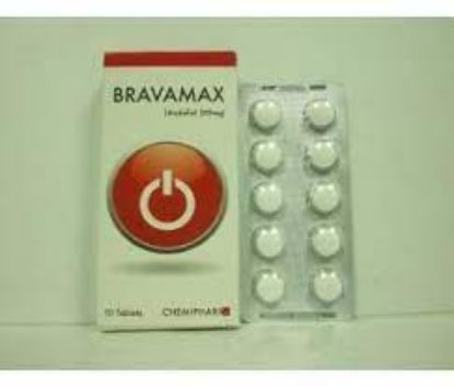 Picture of BRAVAMAX 200 MG 10 TABS.