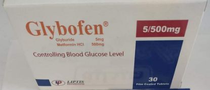 Picture of GLYBOFEN 5/500MG 30 F.C.TAB