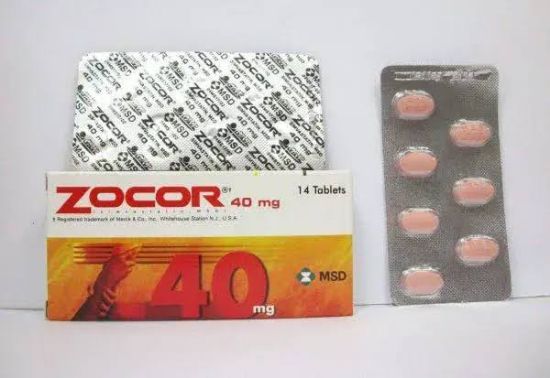 Picture of ZOCOR 40 MG 14TAB.