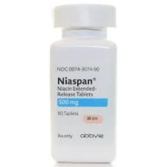 Picture of NIASPAN 500MG 14 PROLONGED RELEASE TAB