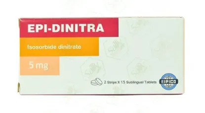 Picture of EPI-DINITRA 5 MG 30 SUBLINGUAL TAB